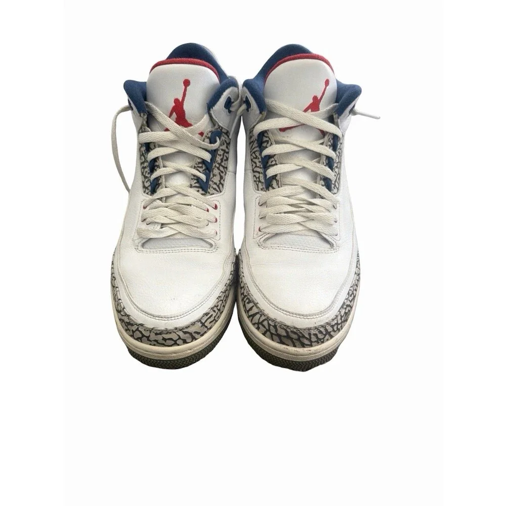 Air Jordan 3 True Blue 2016 Size 13 Used Rare Retro Authentic White Leather MJ